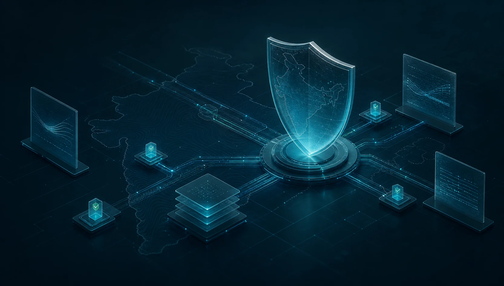 A shield protecting connected systems across India